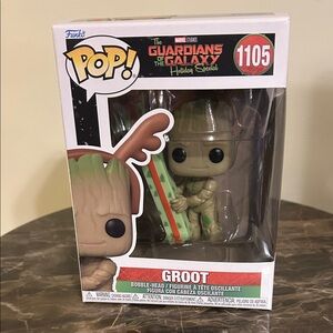 Funko Pop Guardians Holiday Groot Figure